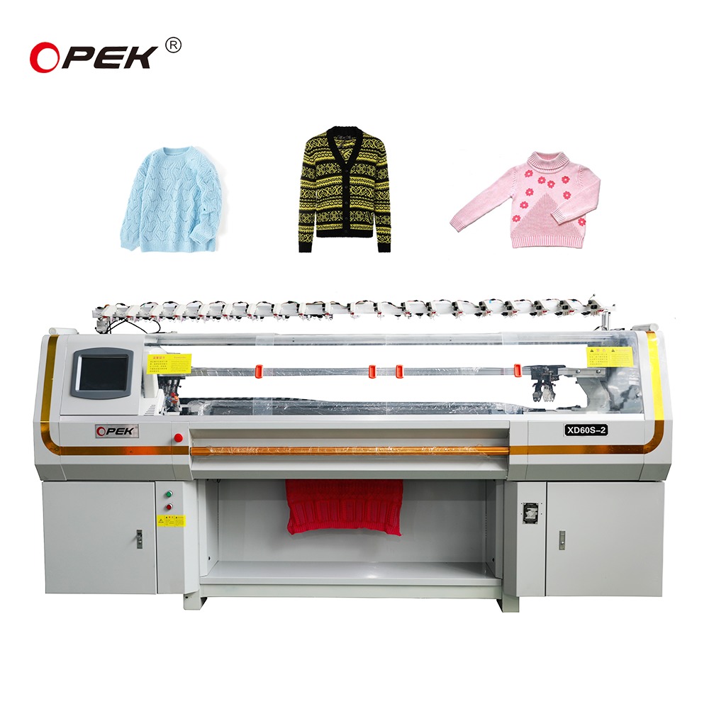 Hot Sale 12G 14G 16G Double System Jacquard Collar Sweater Knitting Machine