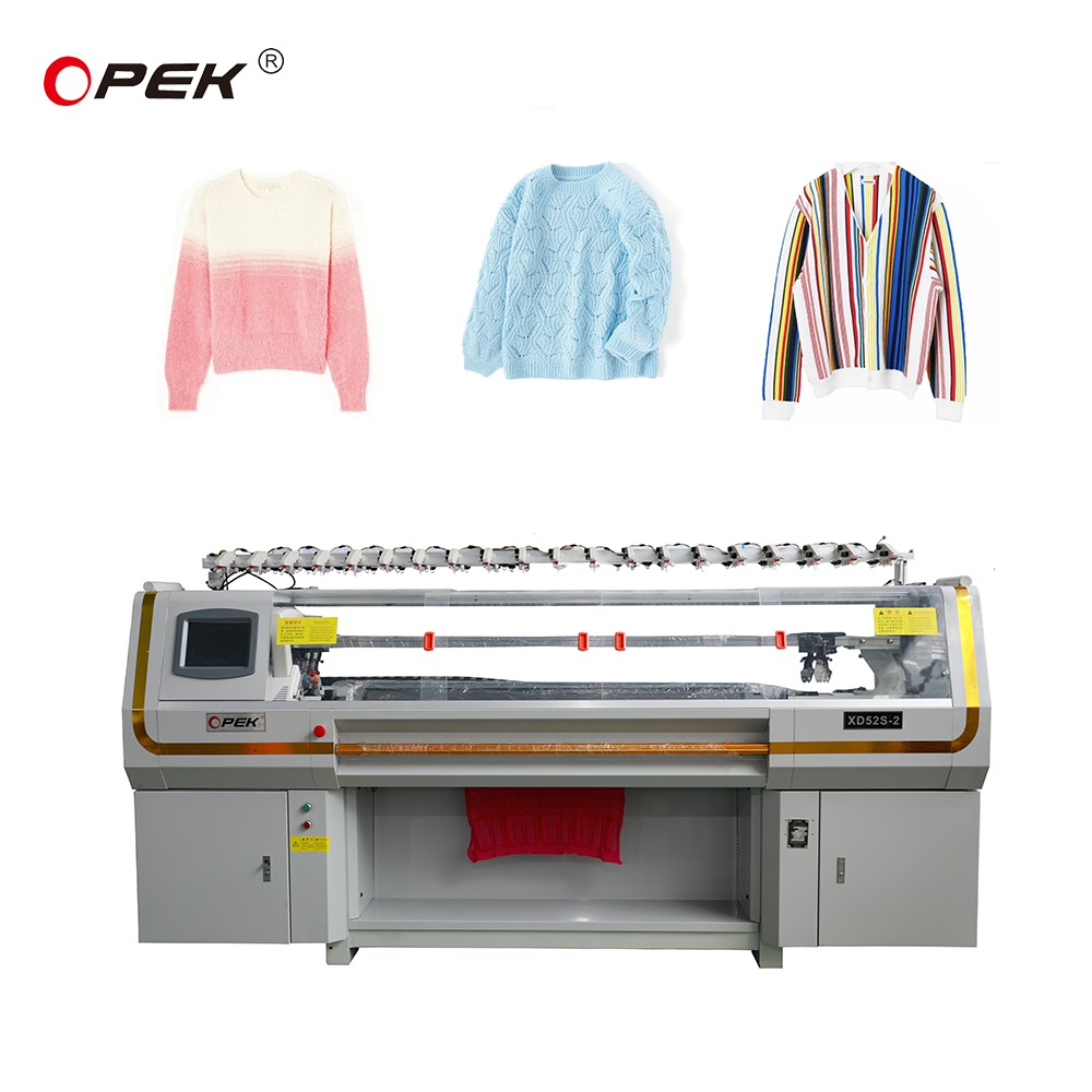 Fully Fashion Automatic Computerized Flat Knitting Machine Single ...