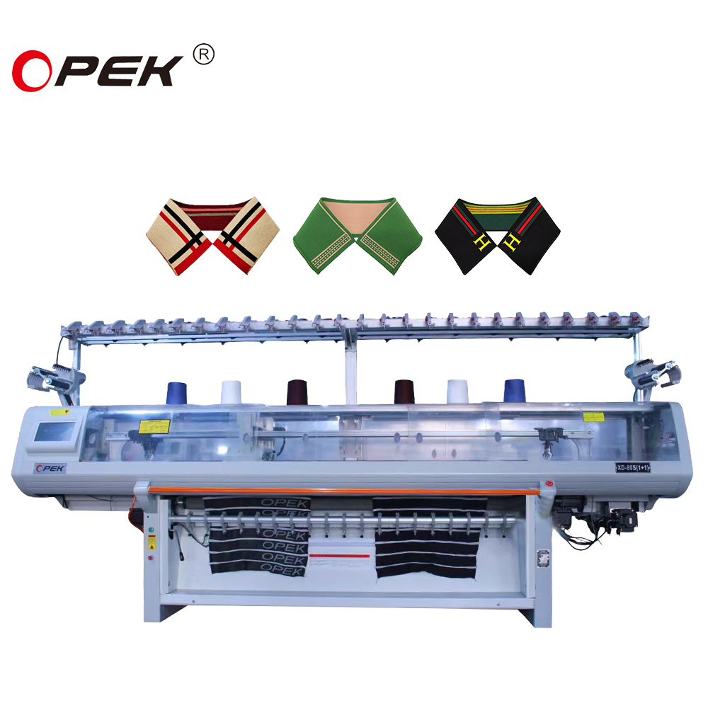 Polo Machine Fully Automatic 80 Inch Polo T-shirt Fashion Pattern Collar Knitting ...